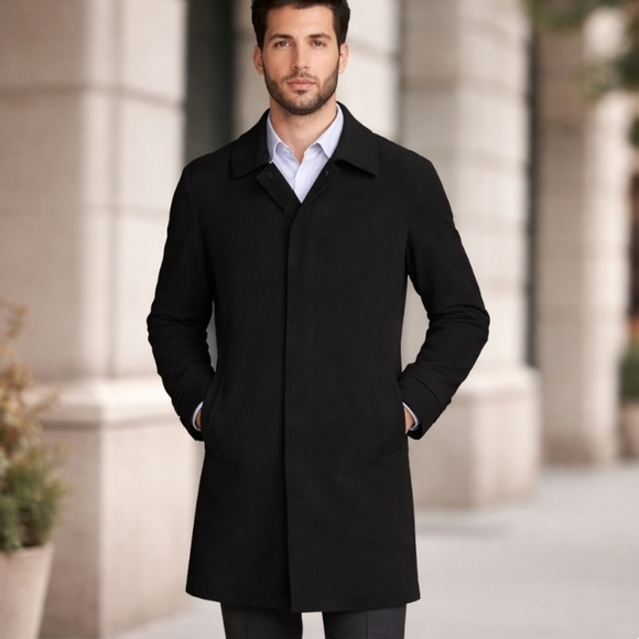 ⭐️ Host Pick⭐️ Pronto Uomo | Black Italian Trench Coat - Picture 11 of 11